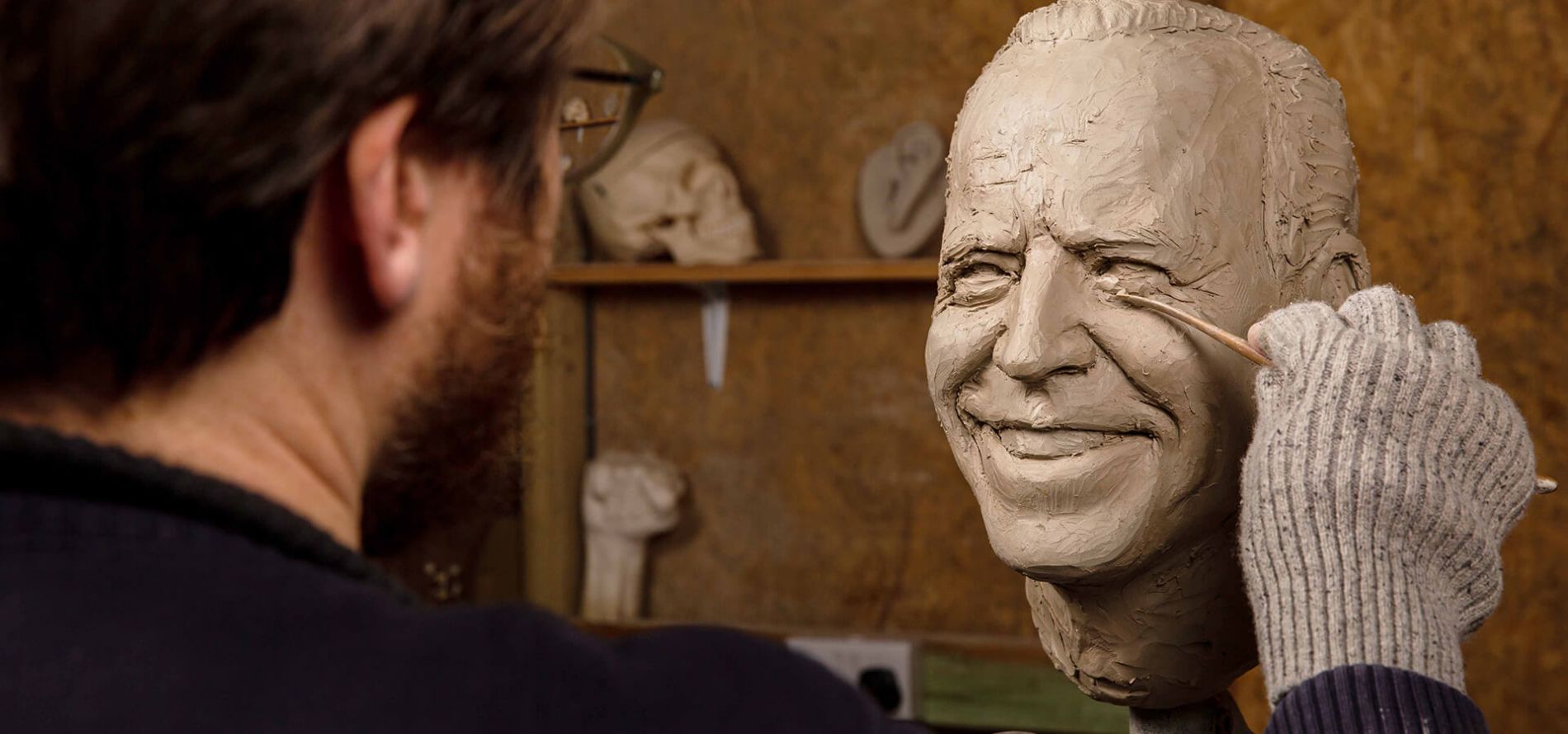 The model really starts to look like Joe Biden.